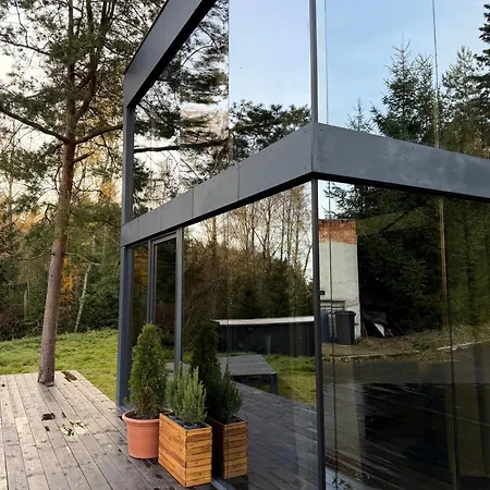 - Mirrored Forest Retreat