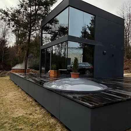 - Mirrored Forest Retreat