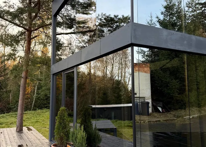 - Mirrored Forest Retreat