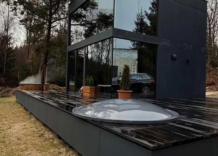 - Mirrored Forest Retreat